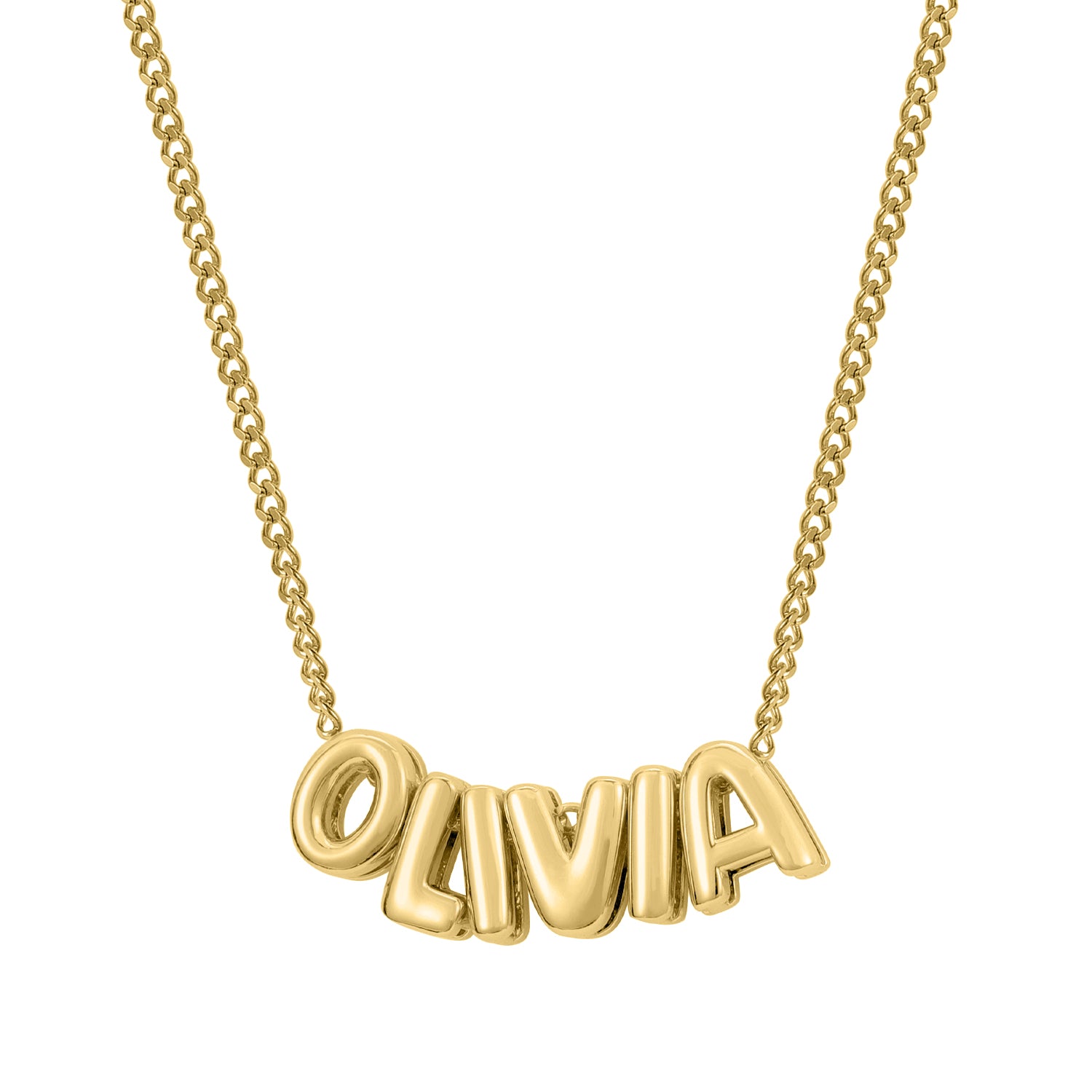 3D Letter Necklace