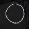 Pearl Choker Customized Namel Necklace