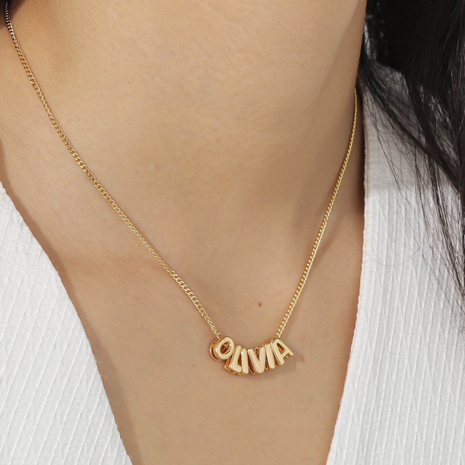 3D Letter Necklace