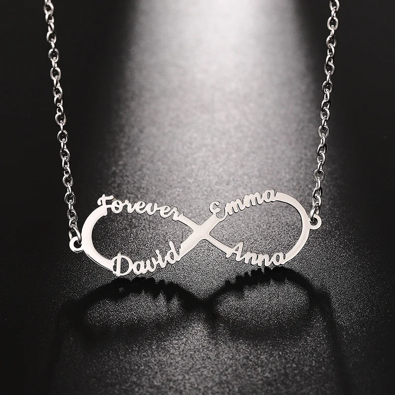 Personalized Infinity Necklace