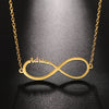 Personalized Infinity Necklace