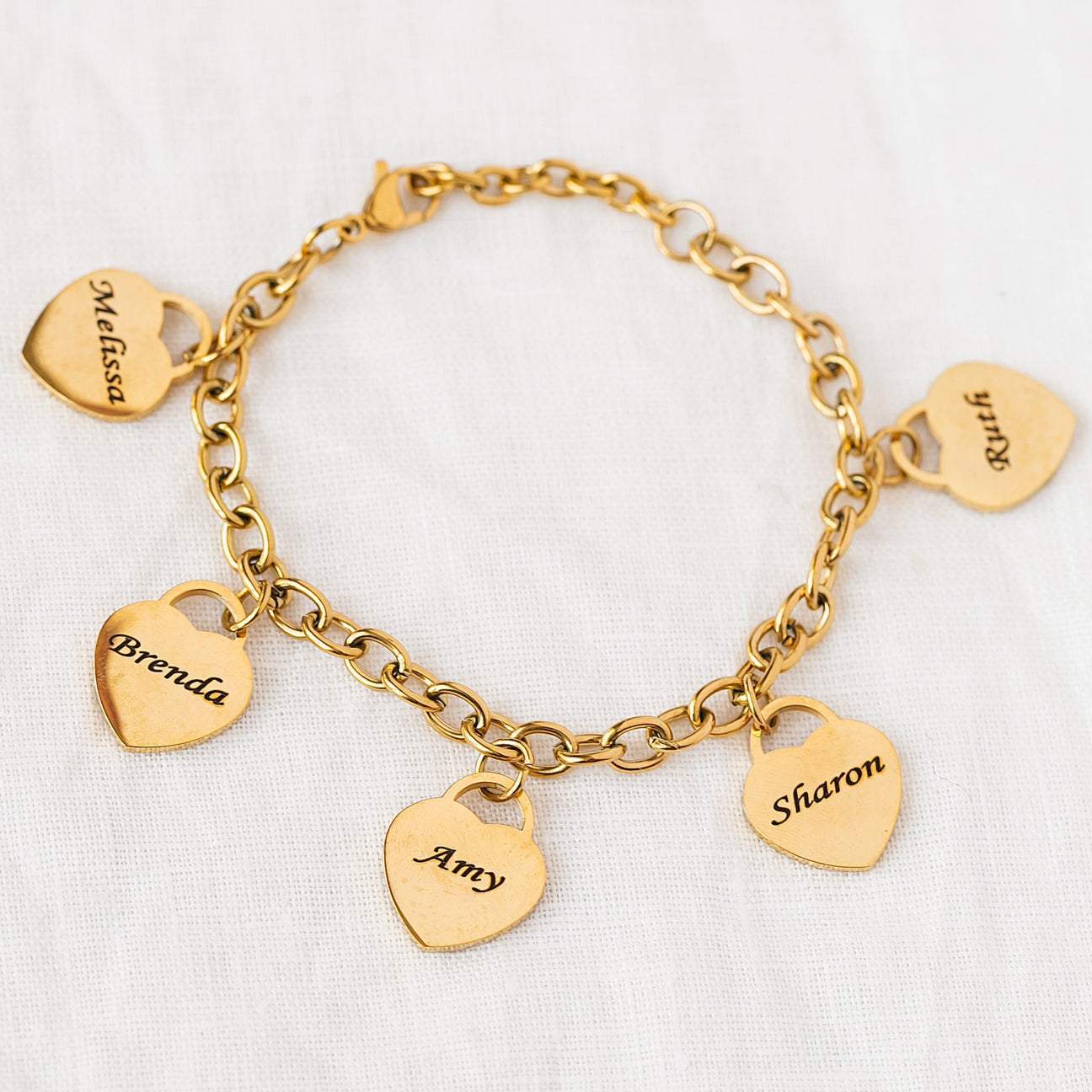 Heart Charm Bracelet