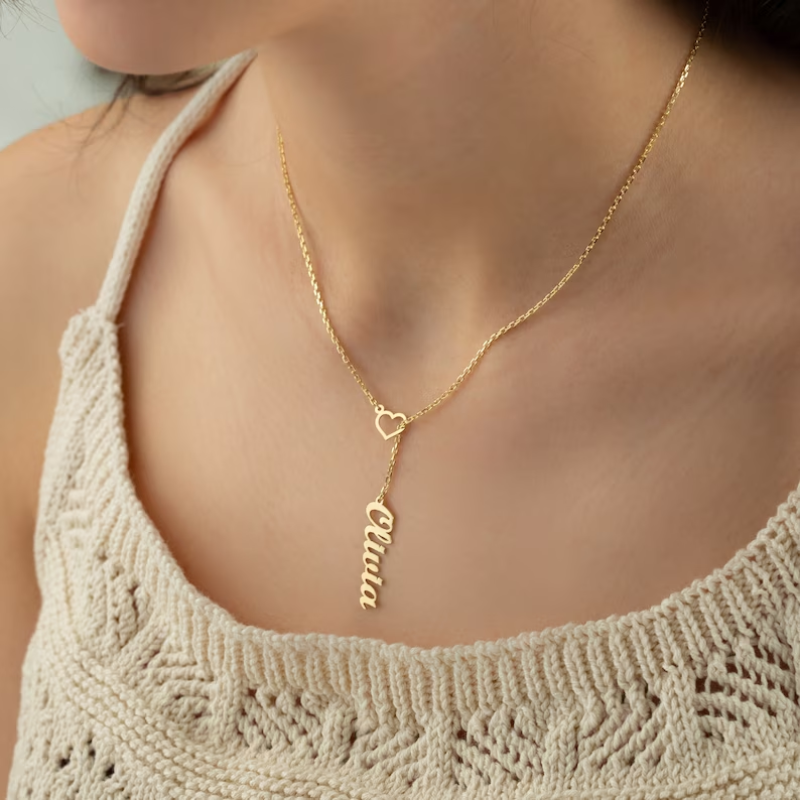 Heart Name Necklace