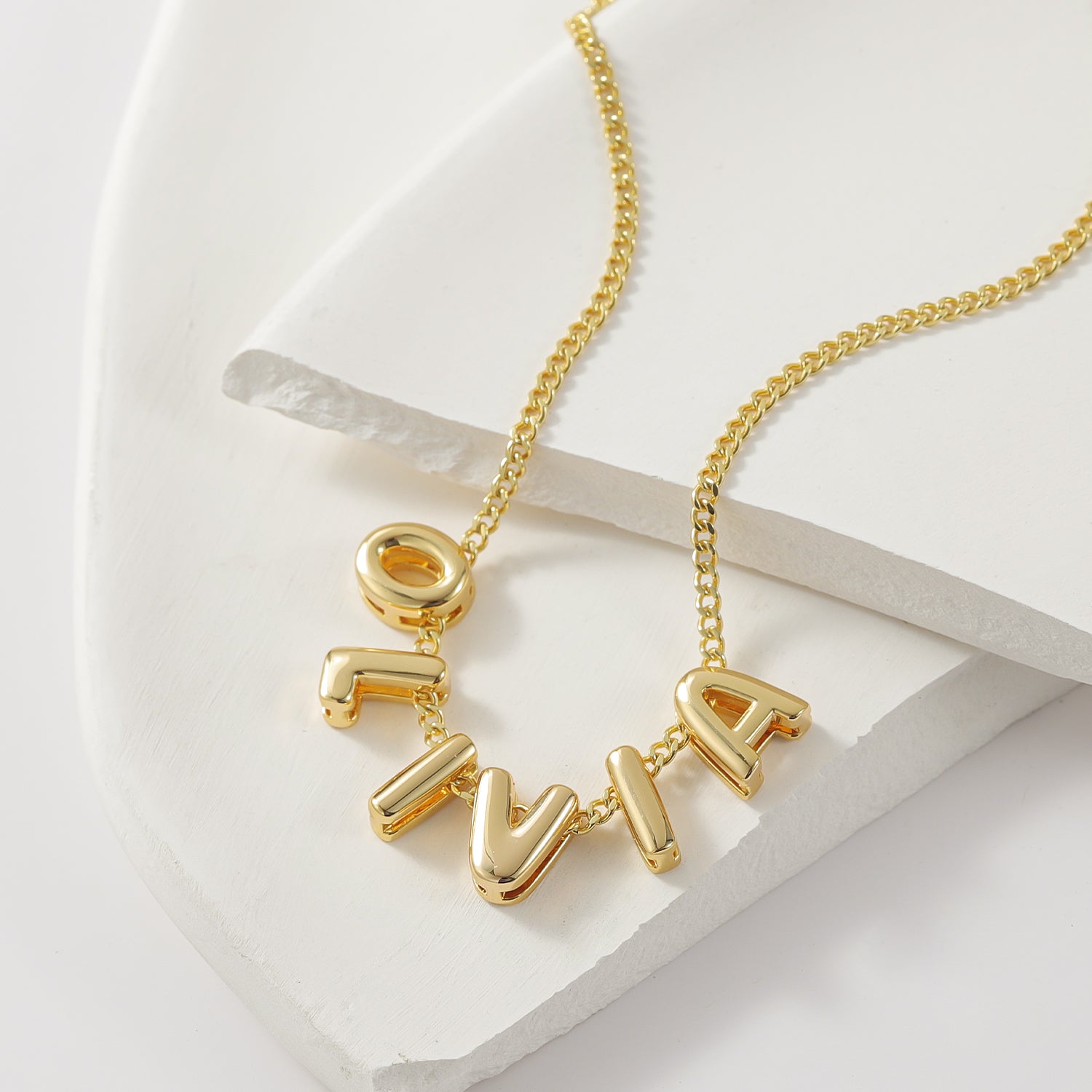 3D Letter Necklace