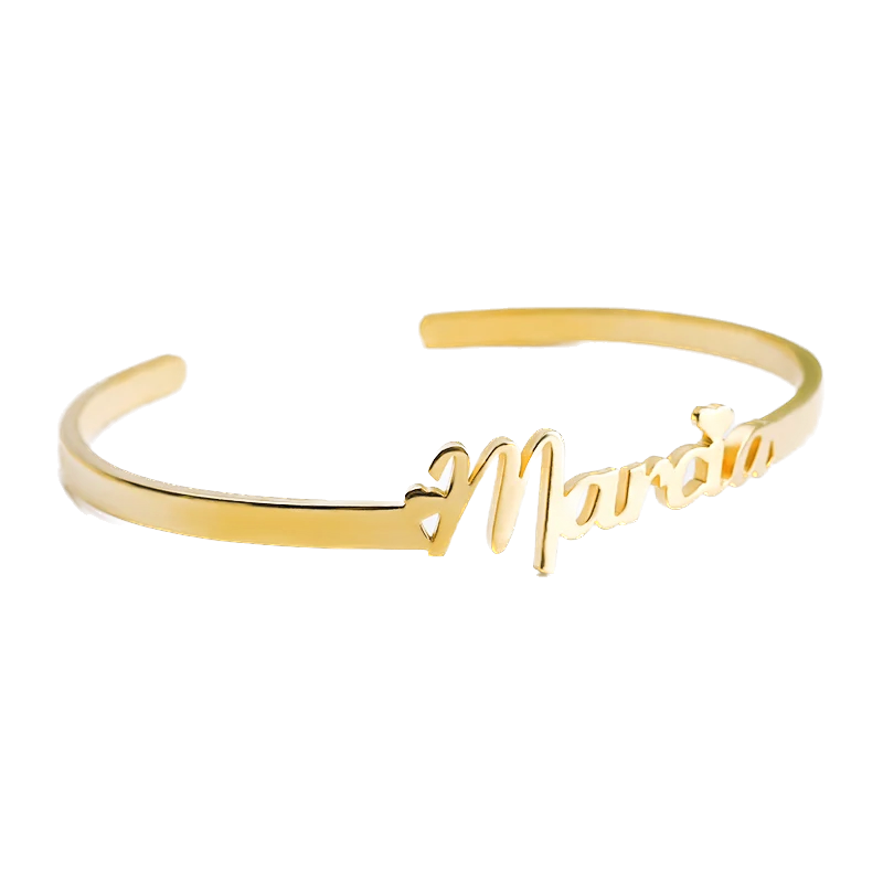 Custom Name Cuff Bangle