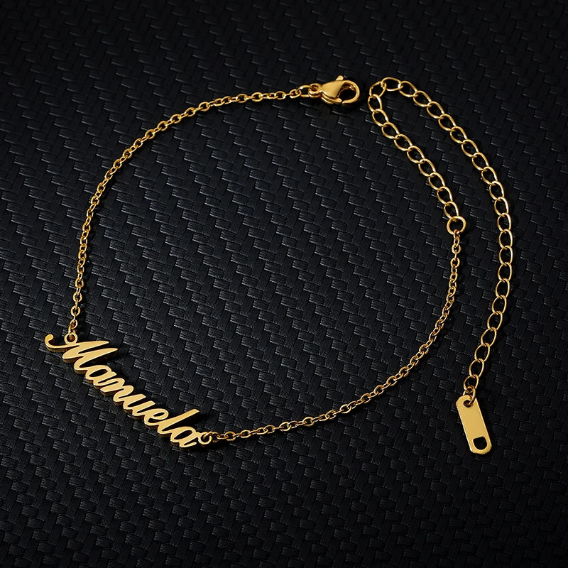 Personalized Stainless Steel Anklet