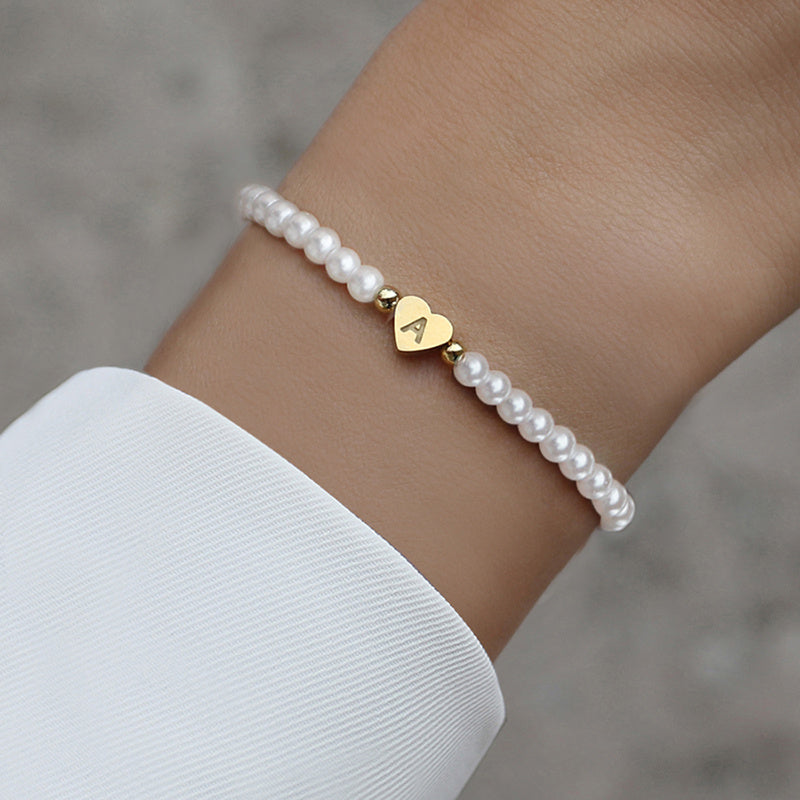 Temperament Imitation Pearl Bead Bracelet