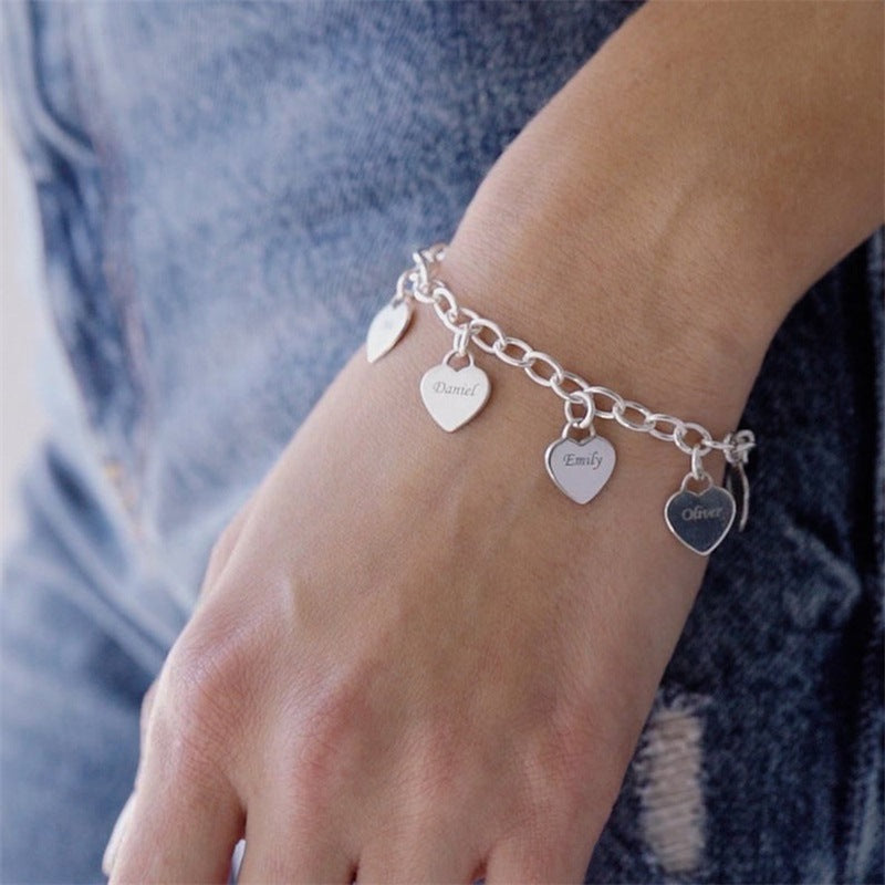 Heart Charm Bracelet