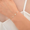 Temperament Stainless Steel Multiple Letter Bracelet