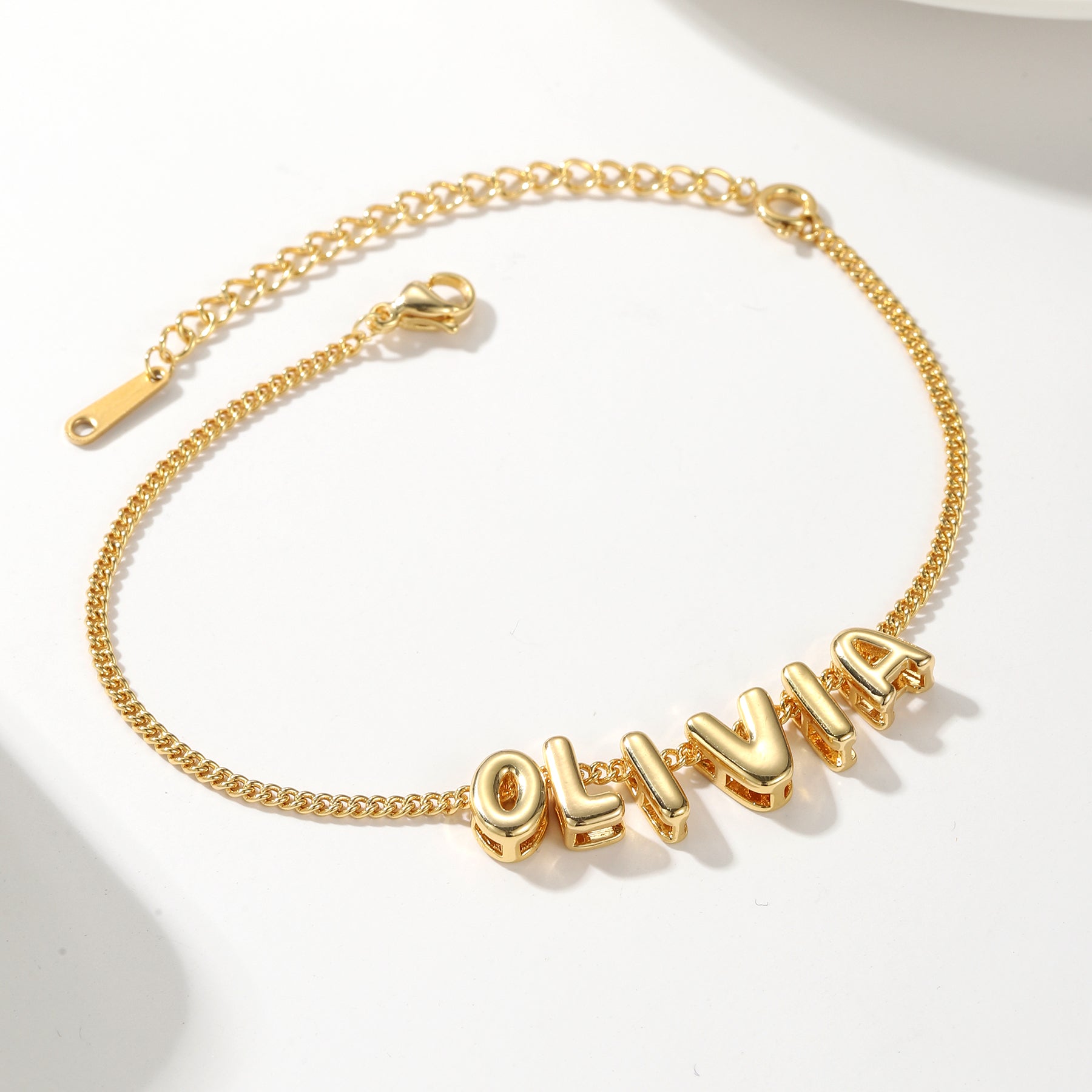 Bubble Name Bracelet